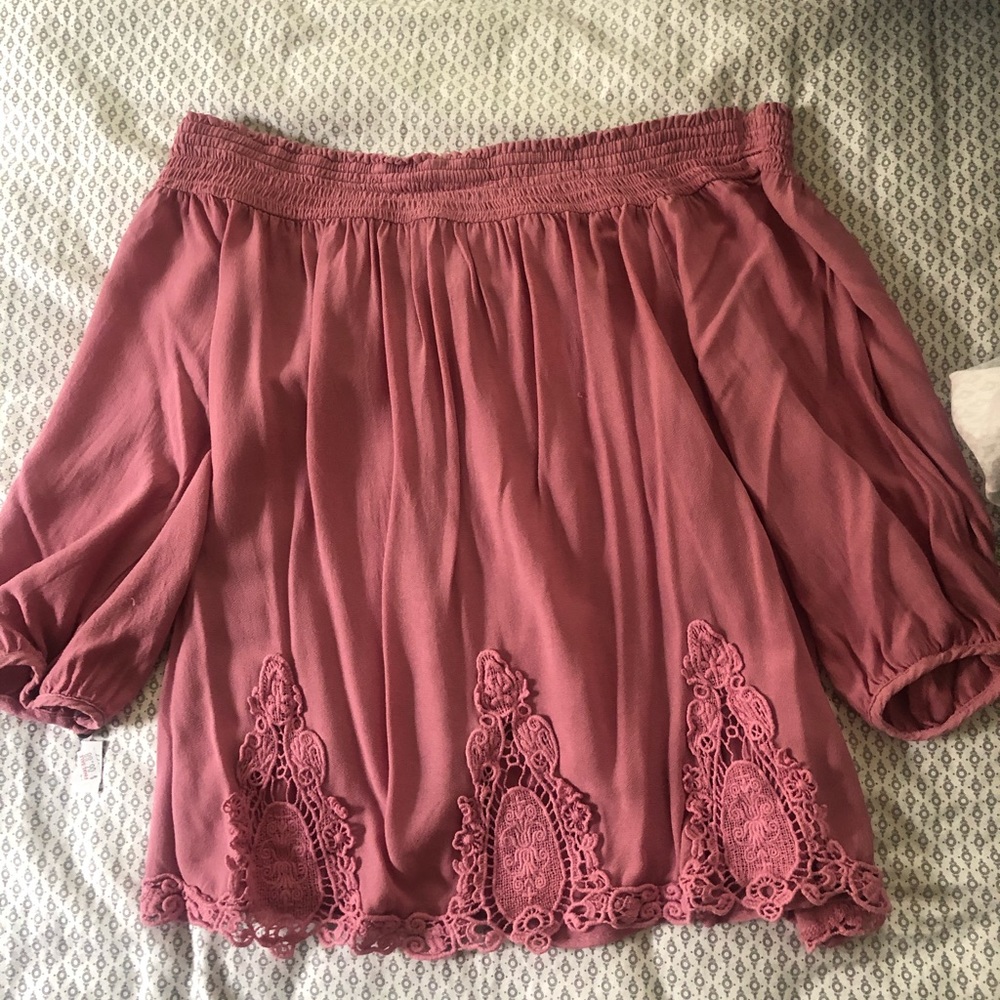 Off the shoulder top